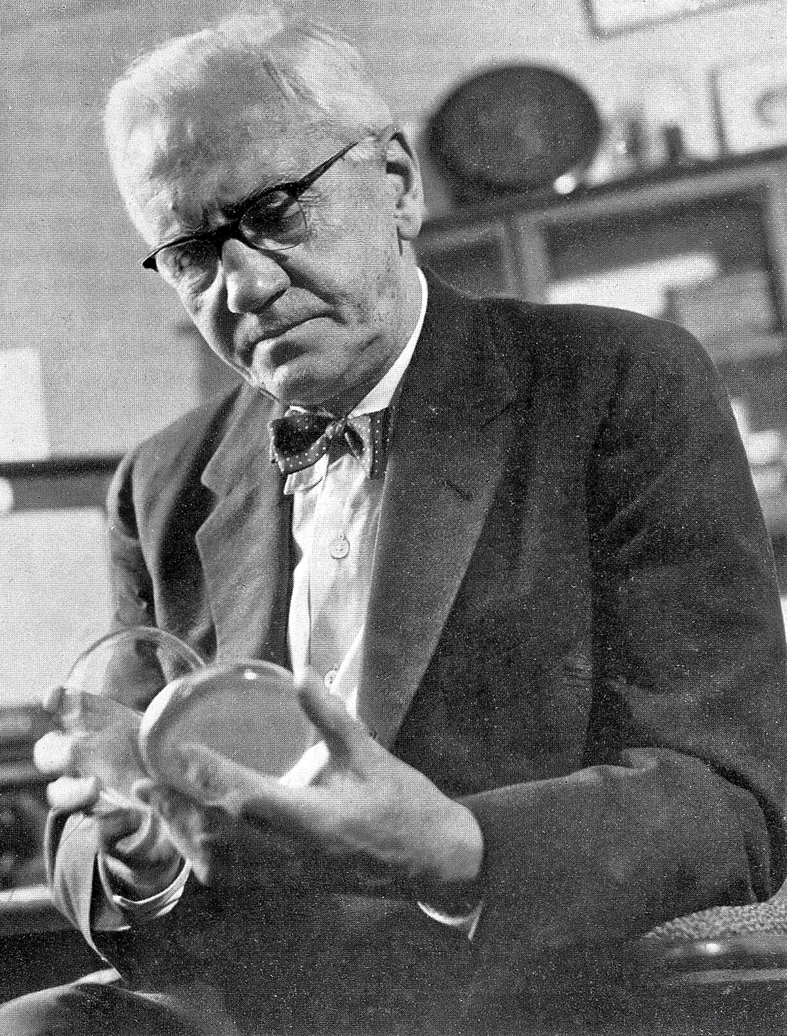 Sir Alexander Fleming's discovery of antibiotics described as 'a series of chance events'. Wellcome Collection