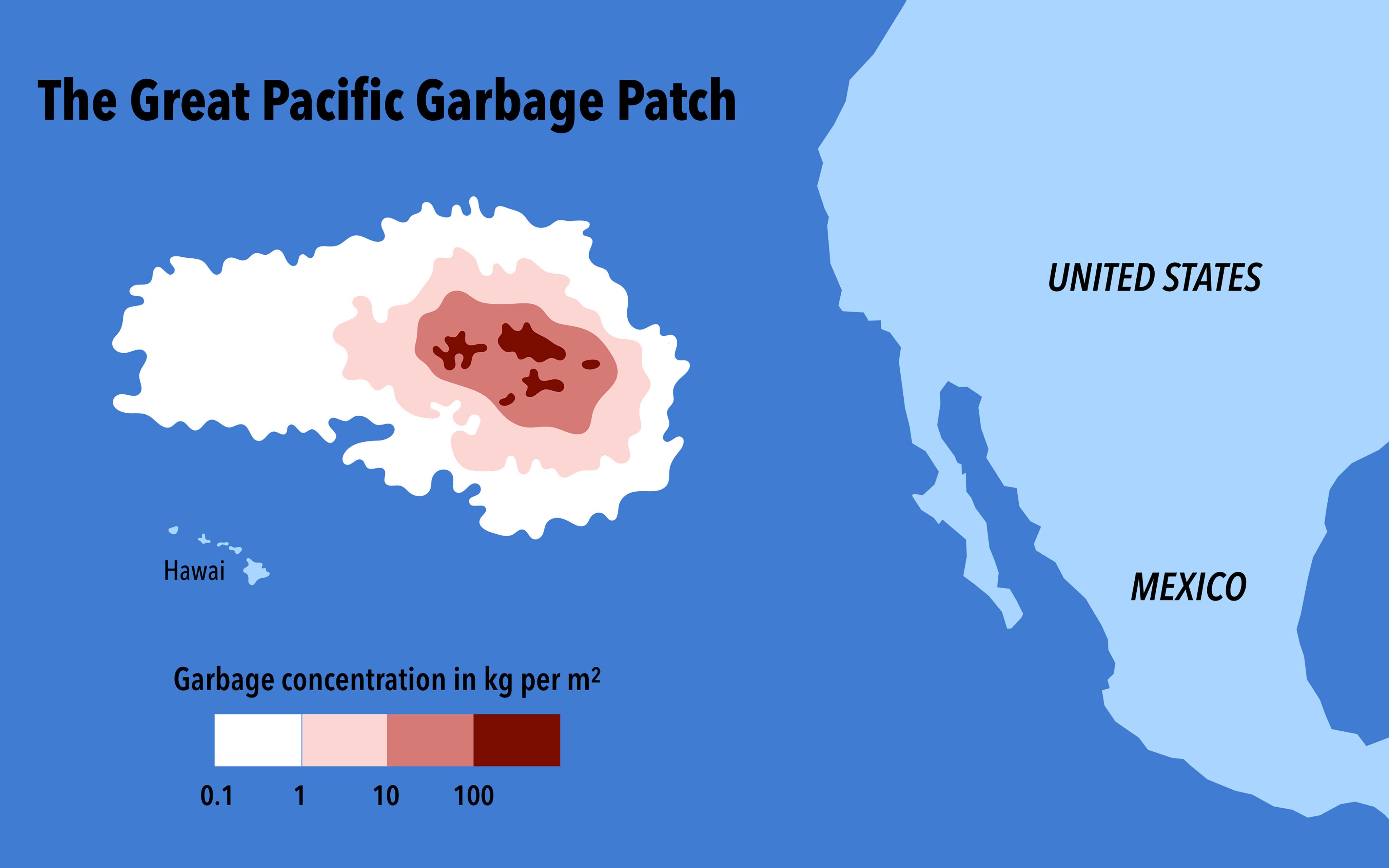 GARBAGE NATION: The plastic and other rubbish accumulating in the Pacific has reached more than 1.6m square km, or three times the size of France.