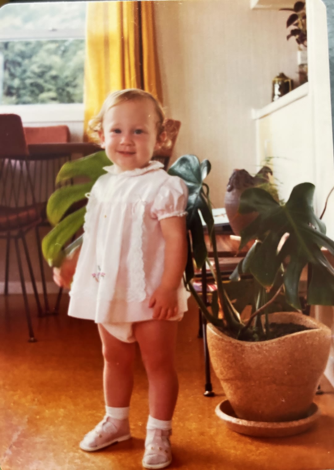 HAPPY TODDLER: Amanda was small and determined.