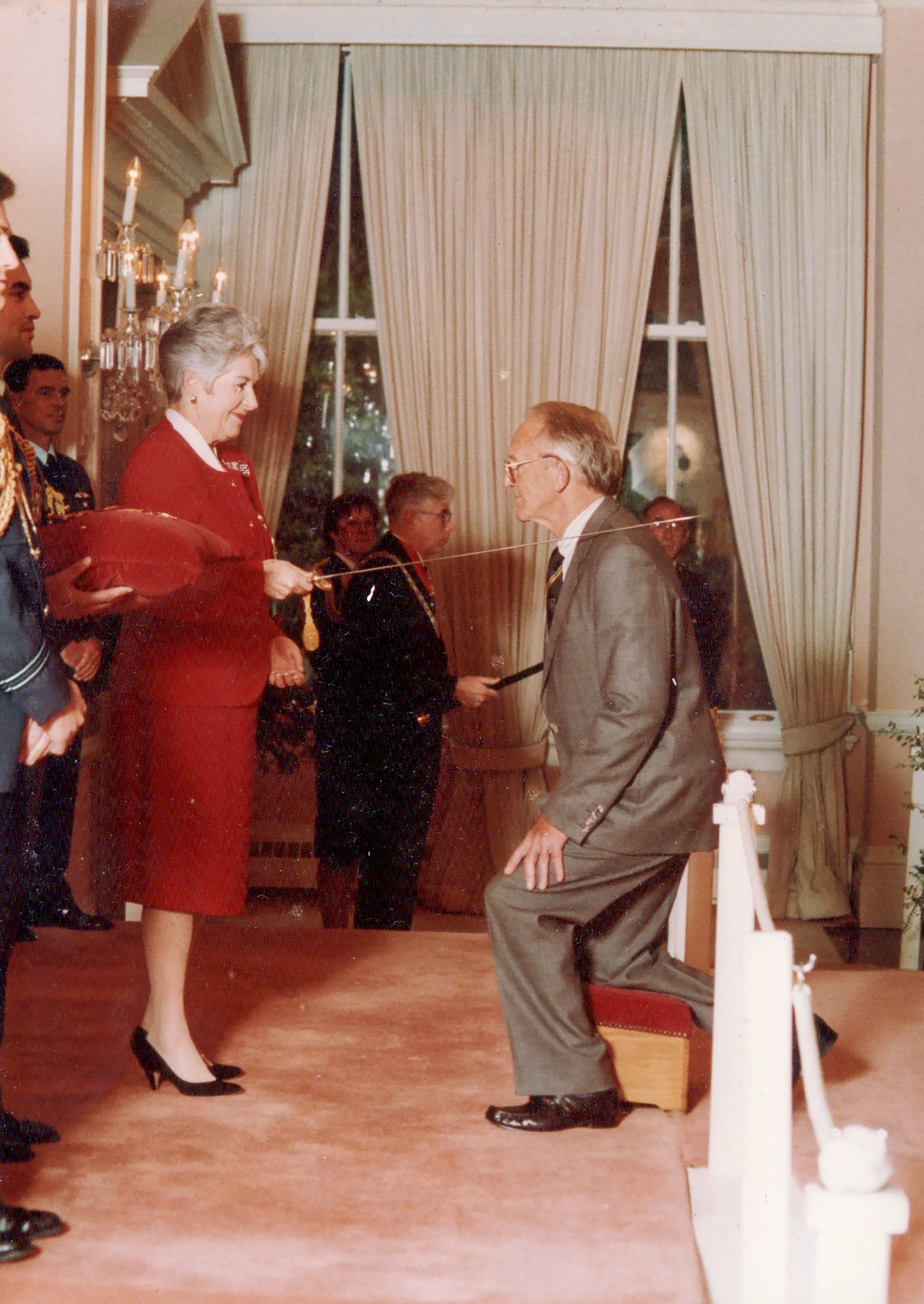 GOOD KNIGHT: In the 1991 Queen's Birthday honours Mont Liggins was made a knight bachelor for his services to medical research.