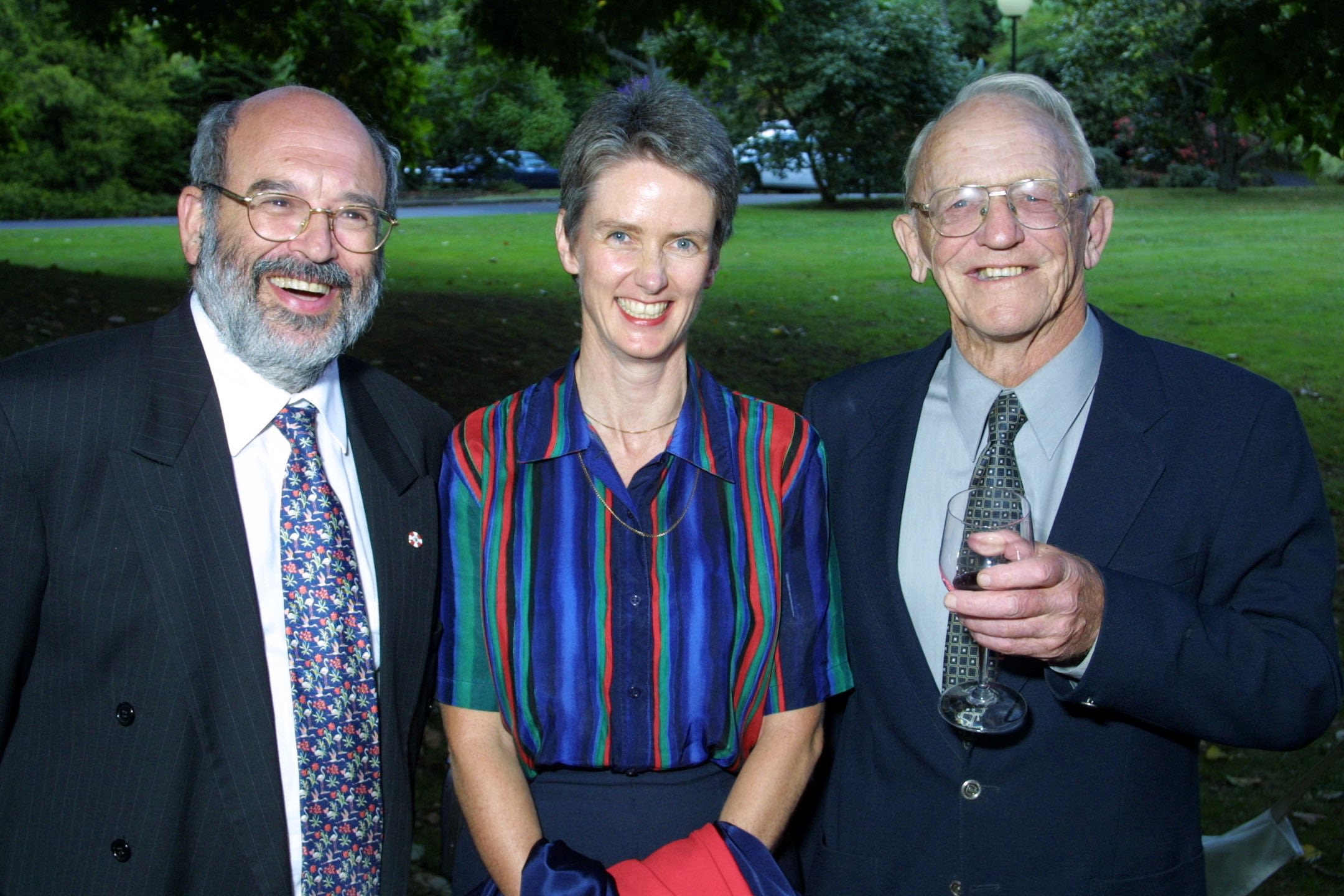LIGGINS LEADERS: From left: Professor Sir Peter Gluckman, Professor Dame Jane Harding and  Professor Sir 'Mont' Liggins.