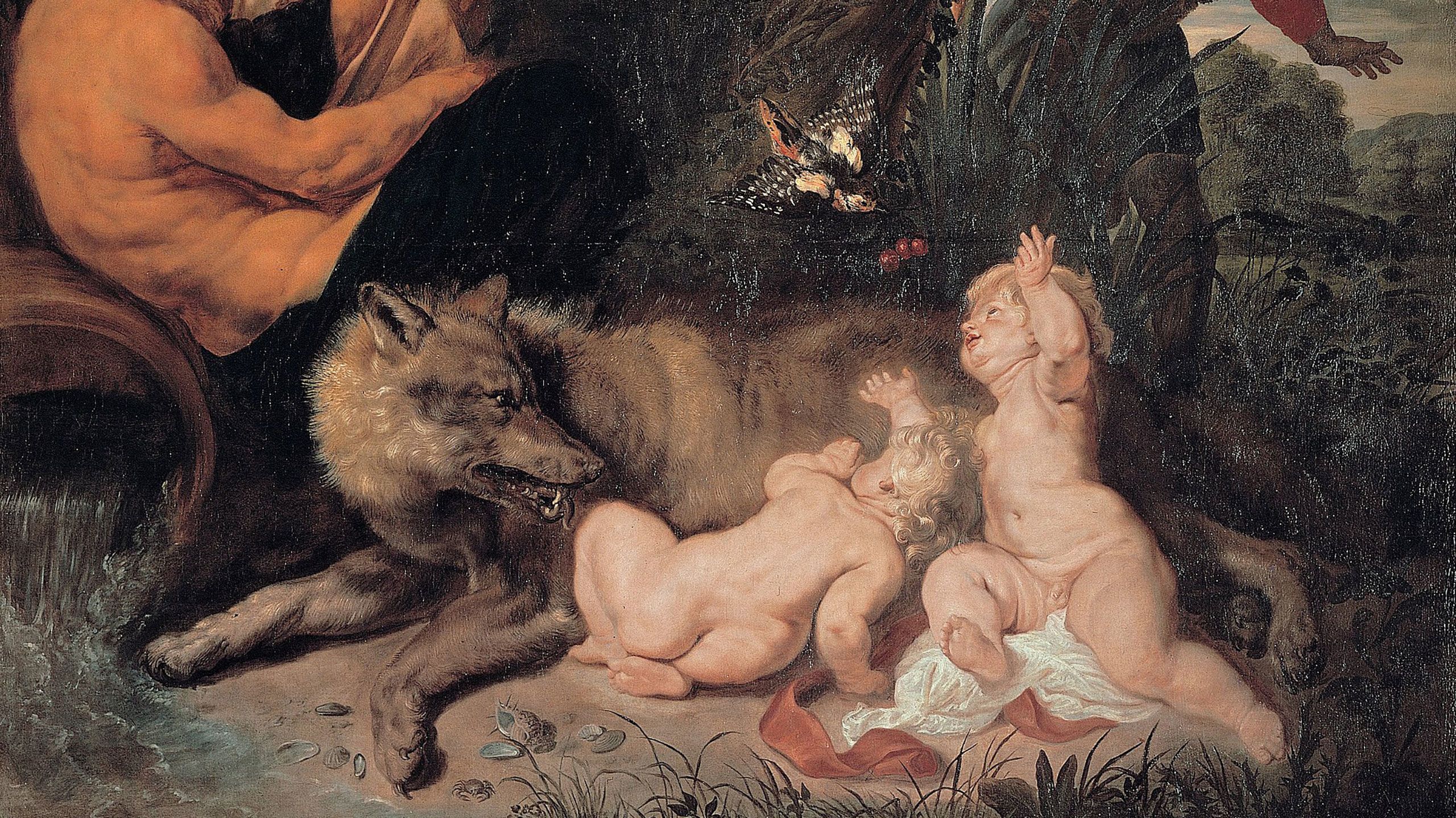 A painting by Peter Paul Reubens depicting Romulus and Remus and the wolf.